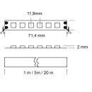 LED-Streifen RGB84 farbig