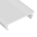 Cover flach milchig PMMA 1m XM