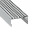 88,6 x 44,8mm Alu LED-Profil 2m silber XXL
