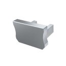 Endkappe Kunststoff silber XS