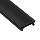Muster Cover flach schwarz PMMA XS