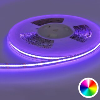 LED-Streifen RGB COB 5m Rolle