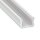 12 x 8mm Alu LED-Profil 1m weiß XS