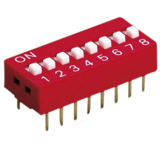 DIP-Schalter 8-polig Kodierschalter