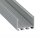 43 x 30mm Alu LED-Profil 1m silber PX