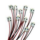 10er-Pack LED Modellbau Nano-Beleuchtung warmweiß