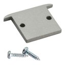 Endkappe für S-Line REC silber + Cover flach