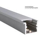 33 x 21mm Alu LED-Profil M-Line REC 2m silber