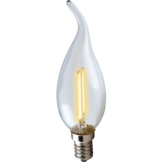 E14  2W Filament LED-Windstoßkerze
