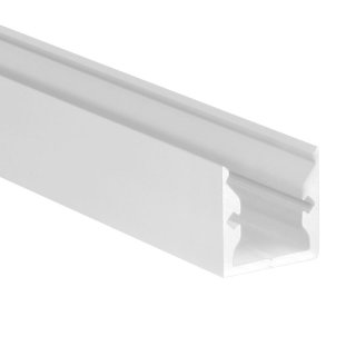 16 x 16mm Alu LED-Profil S-Line 2m weiß