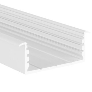72 x 26,5mm Alu LED-Profil L-Line REC 2m weiß