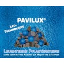 LED-Leuchtpflasterstein 6er-Set Pavilux, 8x8cm, kobalt-blau