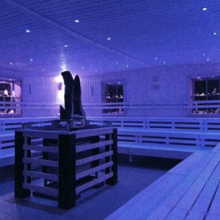 LED 4x Einbau-Strahler RGB Sauna Set