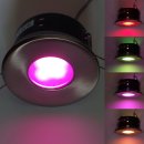 LED 4x Einbau-Strahler RGB Sauna Set